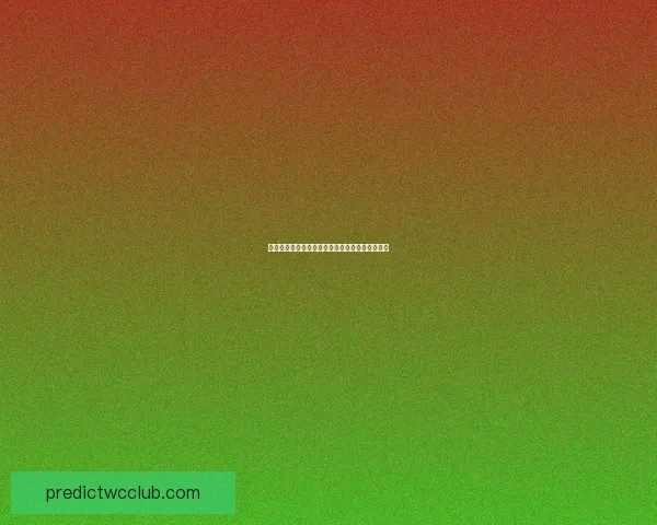 世界杯竞猜赔率变动揭秘投注趋势与热门赛果分析