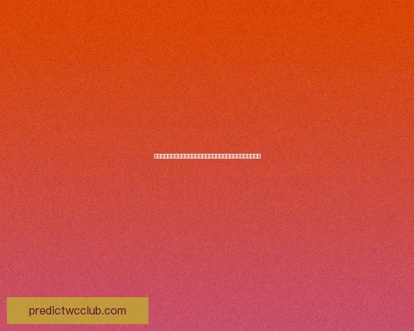 世界杯足球竞猜预测技巧与分析：帮助你轻松赢得竞猜奖励的终极指南